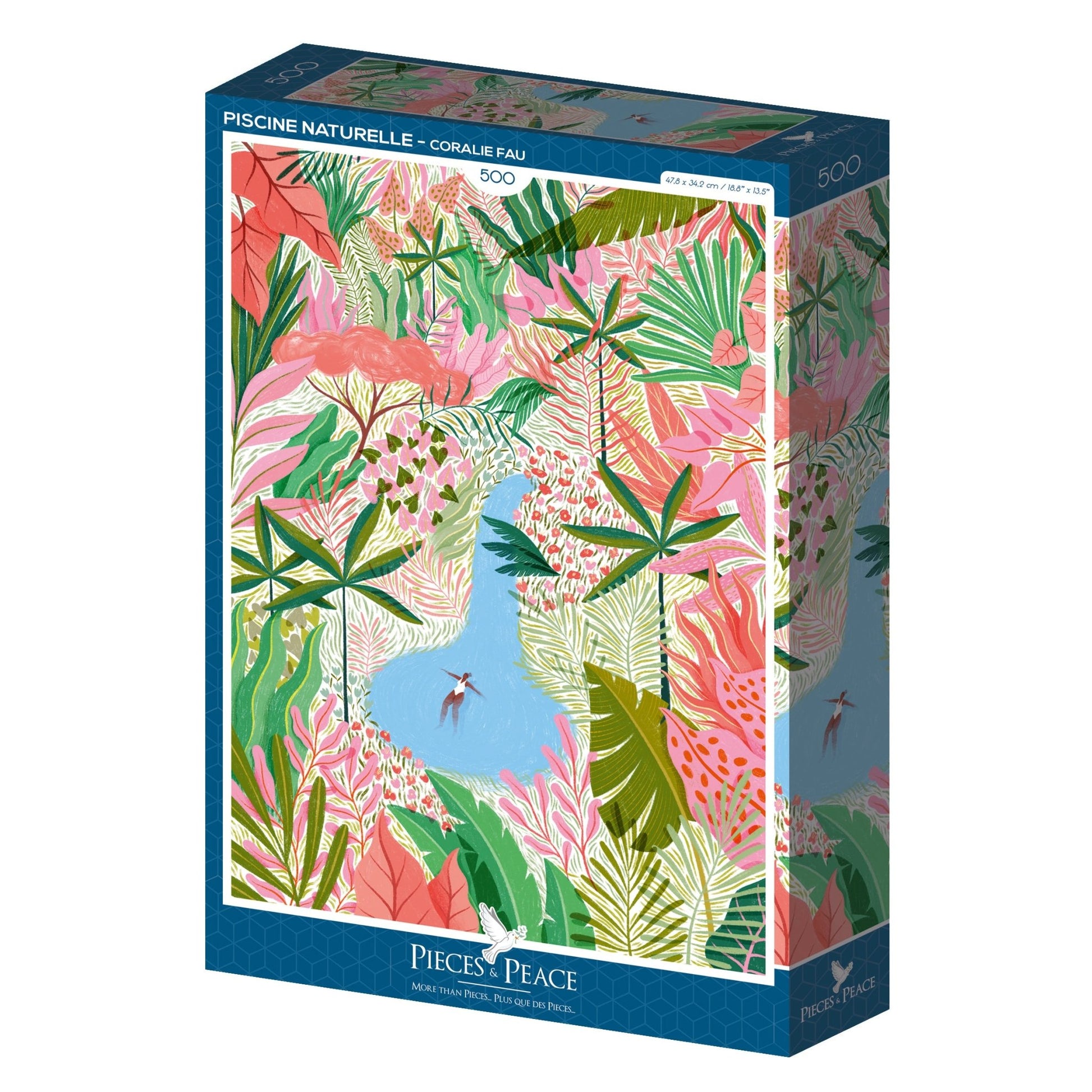 Természetes Medence Pieces & Peace 500 darabos kirakó puzzle (PP-0067 3770001400679) - puzzlegarden