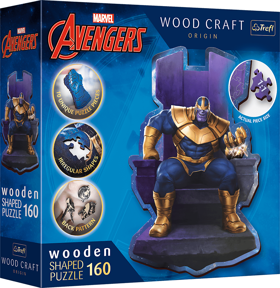 Thanos - FA kirakó Trefl Wood Craft 160 darabos kirakó puzzle (TR-20184 5900511201840) - puzzlegarden