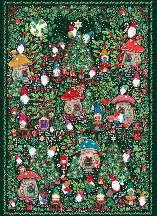 The Art File â KarĂĄcsonyi falu Gibsons 1000 darabos kirakĂł puzzle (G - G7221) - puzzlegarden