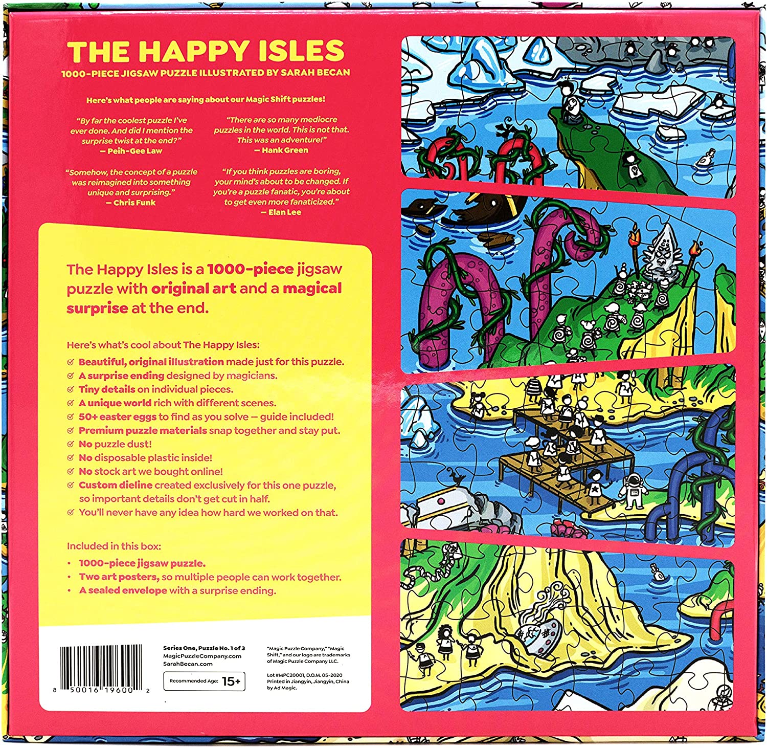 The Happy Isles Magic Puzzle Company 1000 darabos kirakó puzzle (S1P1 850016196002) - puzzlegarden