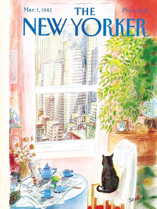 The New Yorker - Macskaszemmel New York Puzzle Company 1000 darabos kirakó puzzle (NYPC - NPZNY1708 819844013134) - puzzlegarden