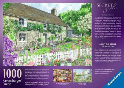 Titkos kert Ravensburger 1000 darabos kirakó puzzle (RA - 12001263) - puzzlegarden