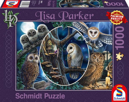 Titokzatos Baglyok Schmidt 1000 darabos kirakó puzzle (SCH-59667 4001504596675) - puzzlegarden