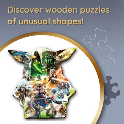 Titokzatos Grogu - Fa kirakó Trefl Wood Craft 500 darabos kirakó puzzle (TR - 20169 5900511201697) - puzzlegarden