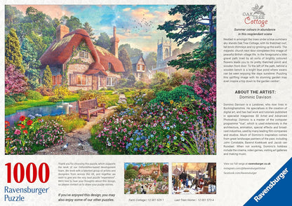 Tölgyfa kunyhó Ravensburger 1000 darabos kirakó puzzle (RA-12001571) - puzzlegarden