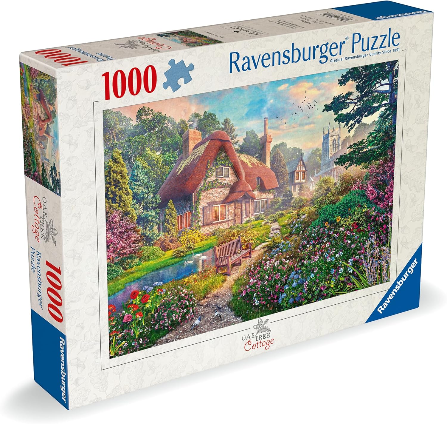 Tölgyfa kunyhó Ravensburger 1000 darabos kirakó puzzle (RA-12001571) - puzzlegarden