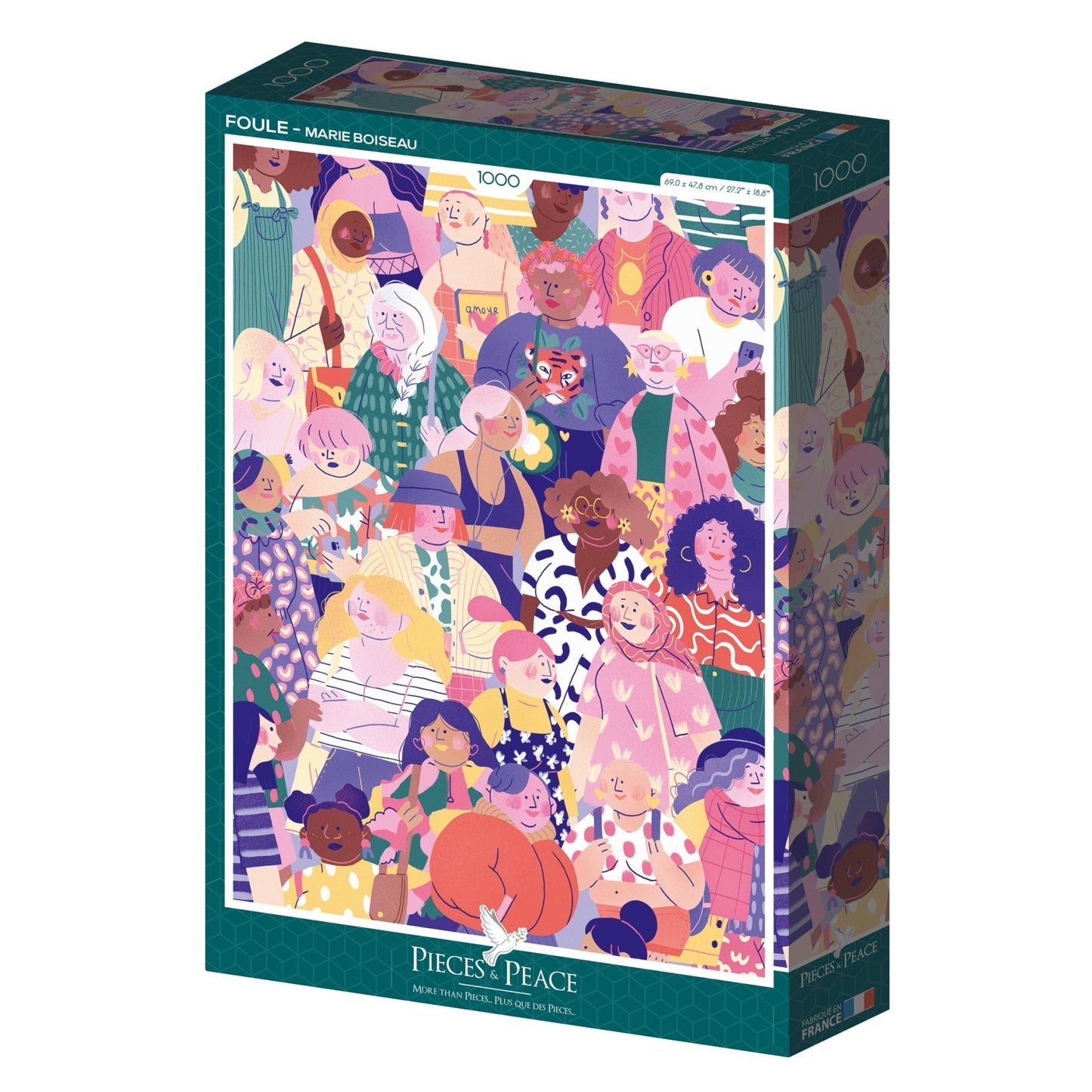 Tömeg Pieces & Peace 1000 darabos kirakó puzzle (PaP - 0087 3770001400877) - puzzlegarden