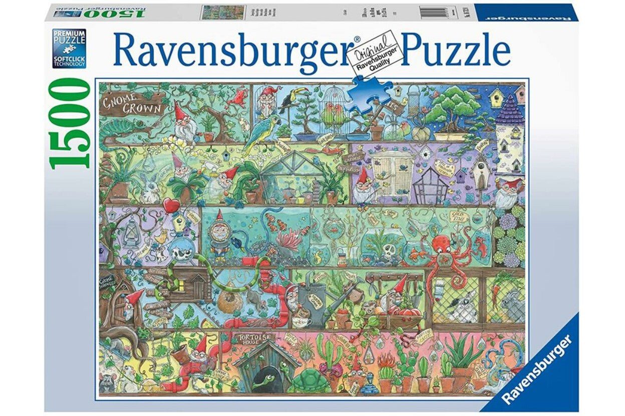 Törpék a polcon Ravensburger 1500 darabos kirakó puzzle (RA-16712 4005556167128) - puzzlegarden