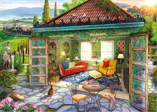 Toszkán Oázis Ravensburger 1000 darabos kirakó puzzle (RA-16947 4005556169474) - puzzlegarden