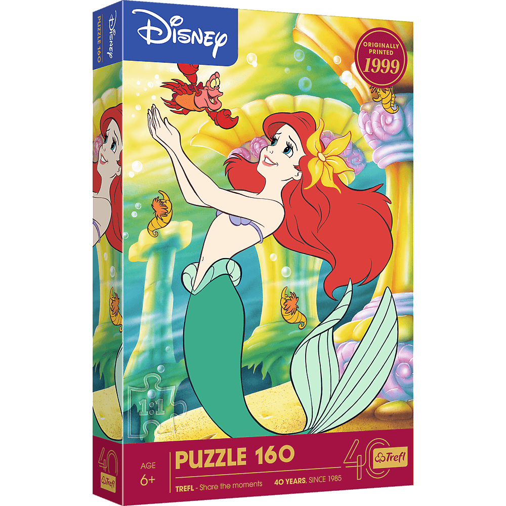 Trefl 40 Éves Jubileum – A kis hableány Trefl 160 darabos kirakó puzzle (TR - 40056) - puzzlegarden