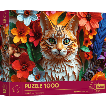 Trefl 40 Éves Jubileum - Macska Trefl 1000 darabos kirakó puzzle (TR - 40040 5900511400403) - puzzlegarden