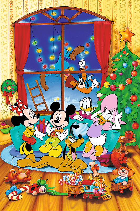 Trefl 40 Éves Jubileum - Mickey egér és barátai – Karácsony Trefl 600 darabos kirakó puzzle (TR - 37602) - puzzlegarden