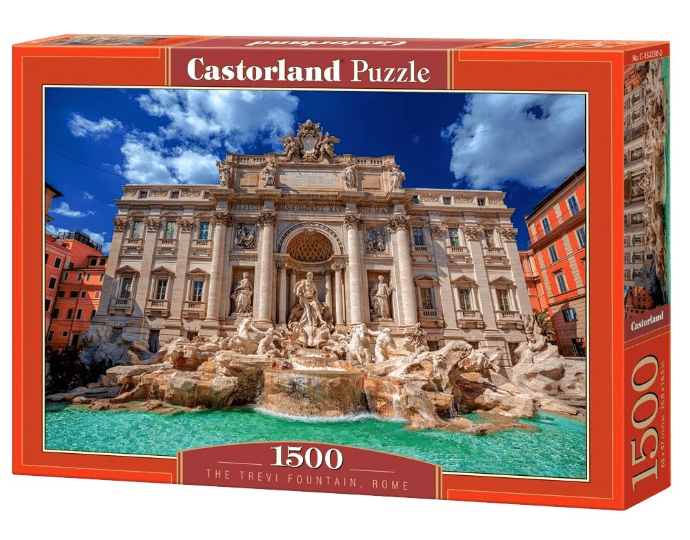 Trevi - kút, Róma Castorland 1500 darabos kirakó puzzle (C - 152230 5904438152230) - puzzlegarden