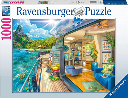 Trópusi hajókázás Ravensburger 1000 darabos kirakó puzzle (RA-16948 4005556169481) - puzzlegarden