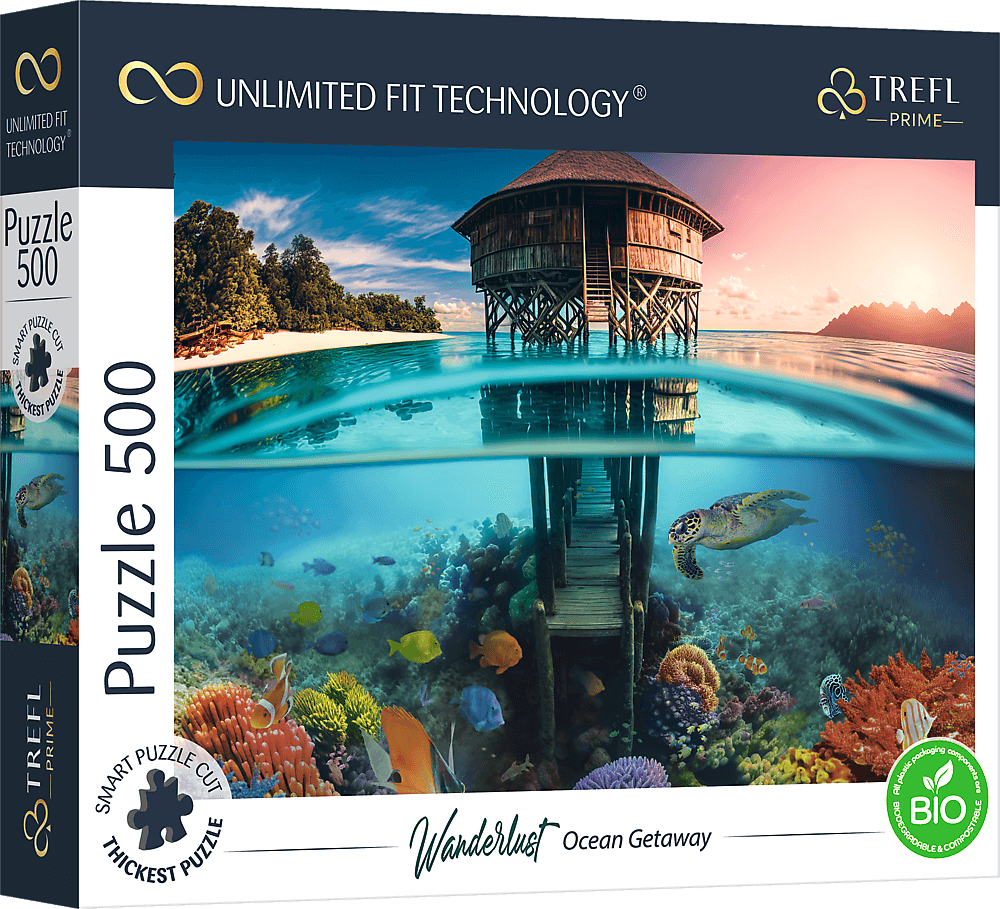 Trópusi menedék Trefl Prime 500 darabos kirakó puzzle (TR-37462 5900511374629) - puzzlegarden