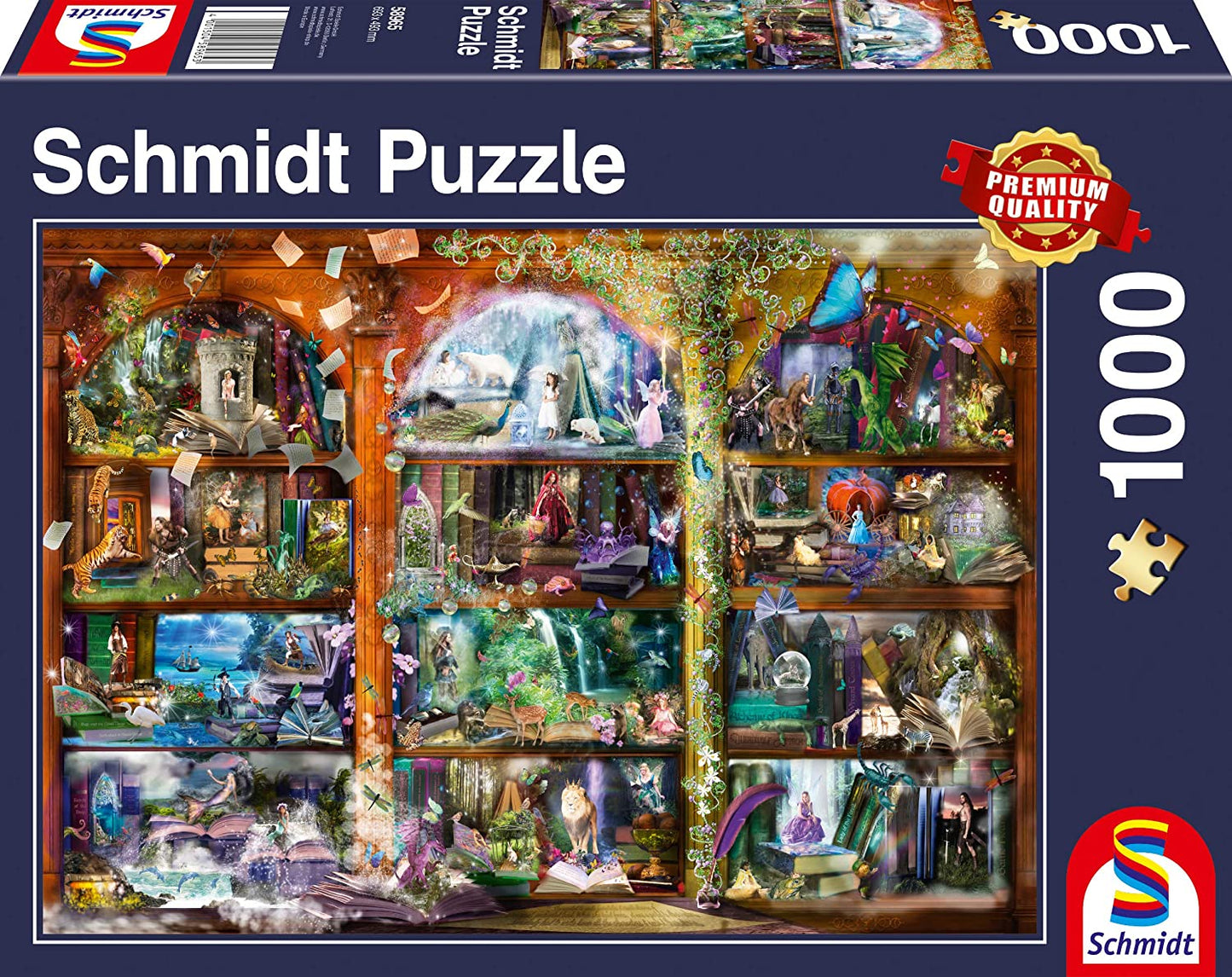 Tündérmesék Schmidt 1000 darabos kirakó puzzle (SCH-58965 4001504589653) - puzzlegarden