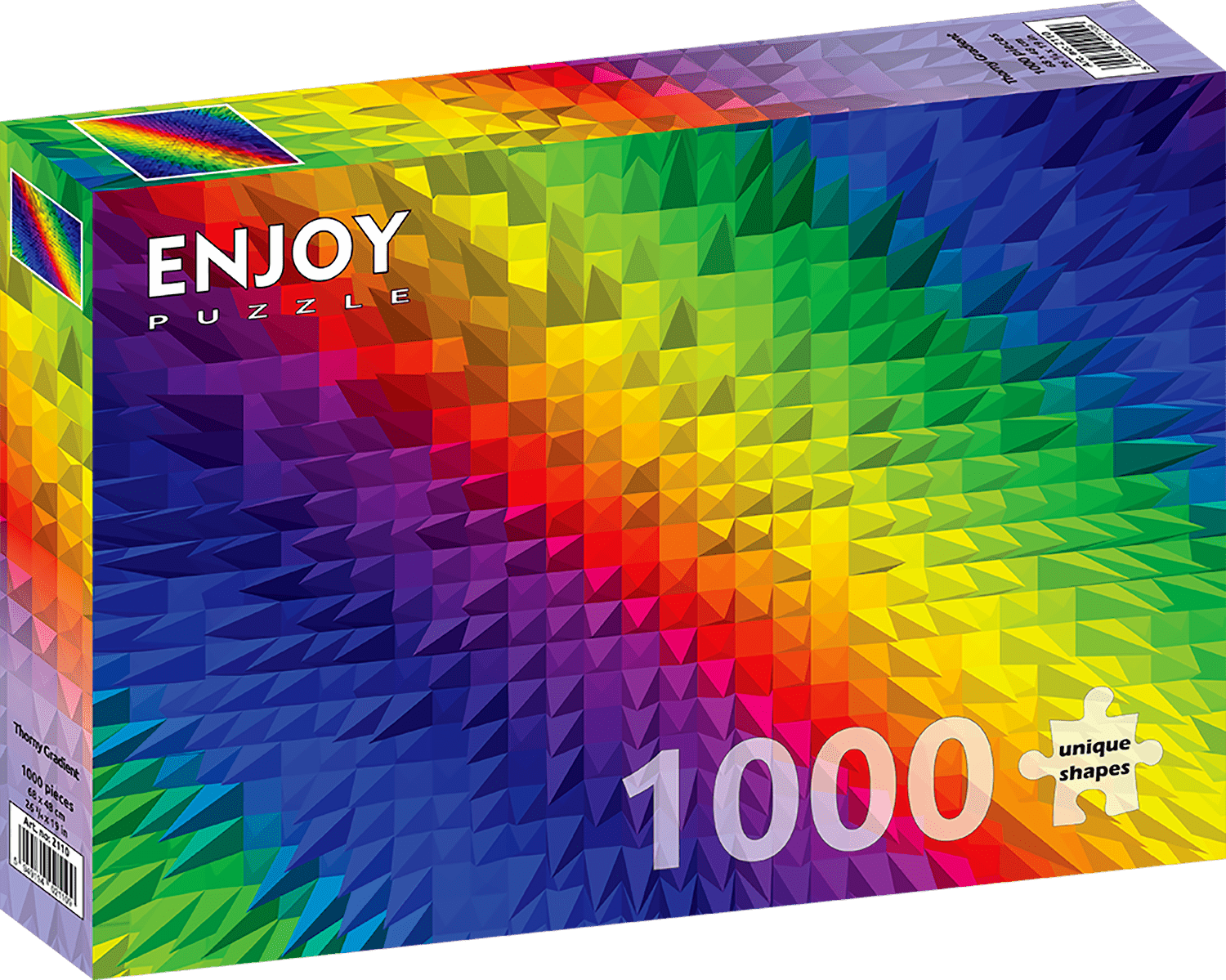 Tüskés Szivárvány ENJOY 1000 darabos kirakó puzzle (EN-2110 5949194021109) - puzzlegarden