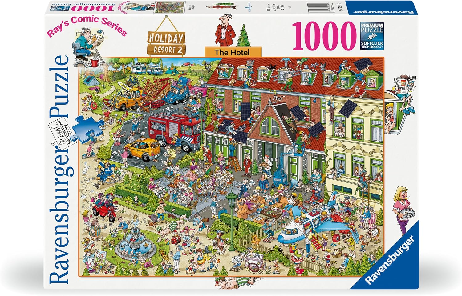 Üdülő helyek 2. - A Szálloda Ravensburger 1000 darabos kirakó puzzle (RA-17579 4005556175796) - puzzlegarden