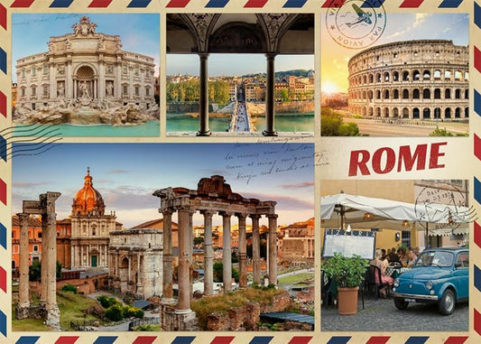 Üdvözlet Rómából Jumbo 1000 darabos kirakó puzzle (JU - 18862) - puzzlegarden