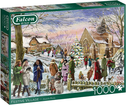 Ünnepek a Faluban Falcon 1000 darabos kirakó puzzle (FA-11352 8710126113523) - puzzlegarden