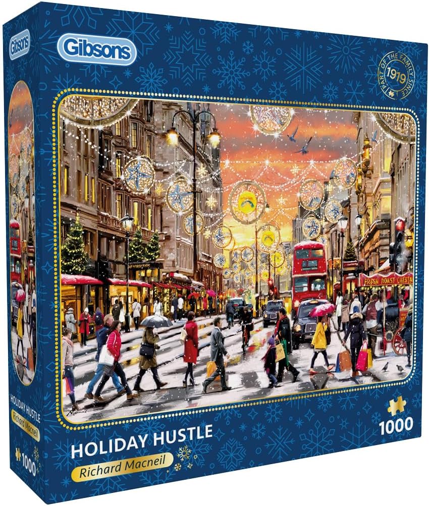 Ünnepi hajtás Gibsons 1000 darabos kirakó puzzle (G - G6450) - puzzlegarden