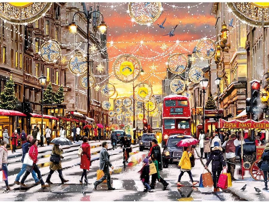 Ünnepi hajtás Gibsons 1000 darabos kirakó puzzle (G - G6450) - puzzlegarden