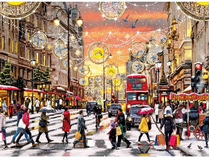 Ünnepi hajtás Gibsons 1000 darabos kirakó puzzle (G - G6450) - puzzlegarden