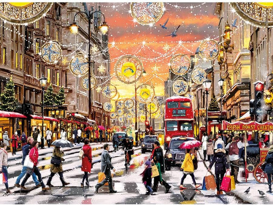 Ünnepi hajtás Gibsons 1000 darabos kirakó puzzle (G - G6450) - puzzlegarden