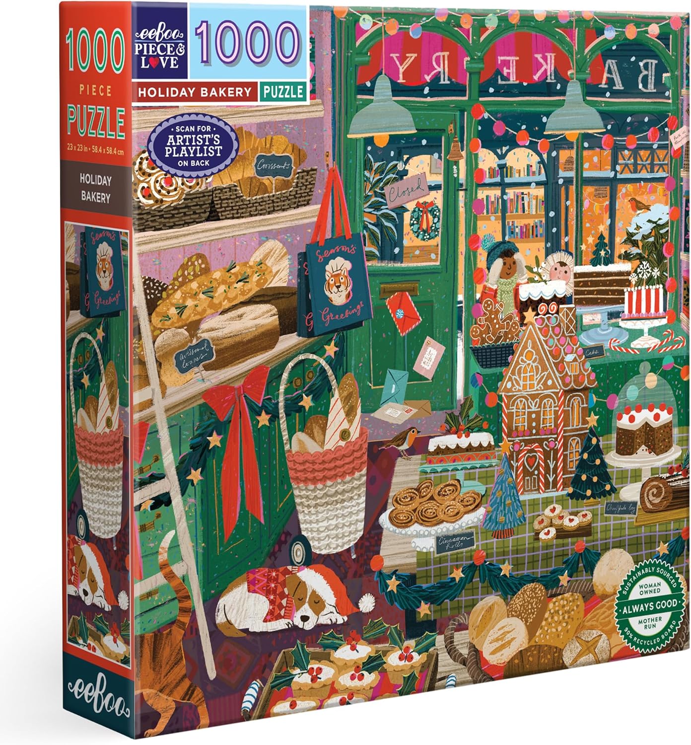 Ünnepi pékség Eeboo 1000 darabos kirakó puzzle (EB-PZT774) - puzzlegarden
