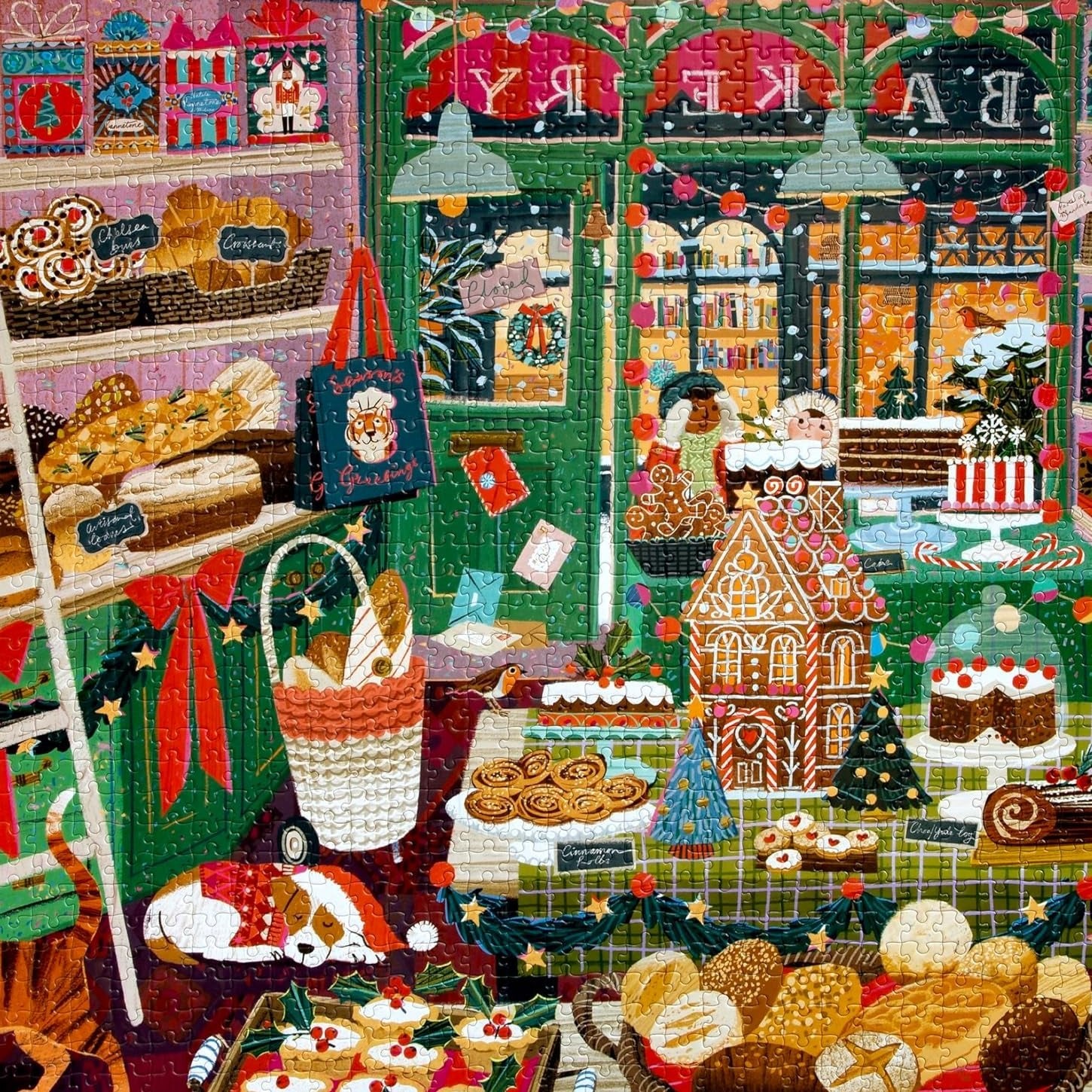 Ünnepi pékség Eeboo 1000 darabos kirakó puzzle (EB-PZT774) - puzzlegarden