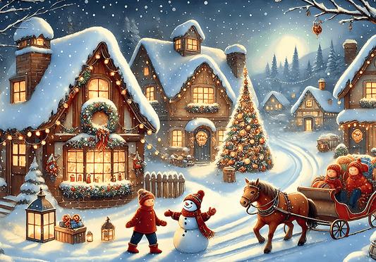 Ünnepi szán Trefl 1000 darabos kirakó puzzle (TR-USA_99282) - puzzlegarden