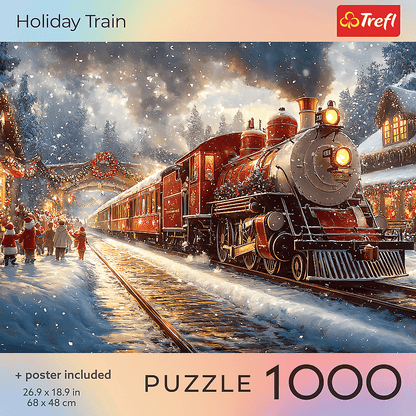 Ünnepi vonat Trefl 1000 darabos kirakó puzzle (TR-USA_99284) - puzzlegarden