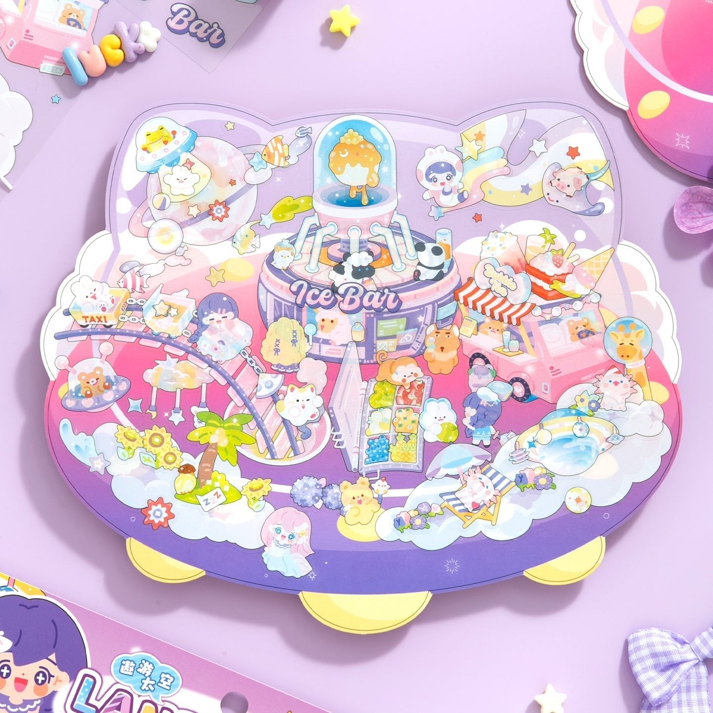 Űrutazás - matricajelenet Simno 1 darabos kirakó puzzle (SN-6941776325611) - puzzlegarden