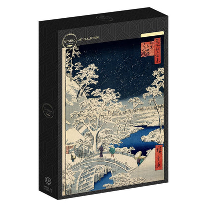 Utagawa Hiroshige - Meguro híd és Naplemente - domb, 1857 Grafika 1000 darabos kirakó puzzle (GR - F - 32757 3663384327575) - puzzlegarden