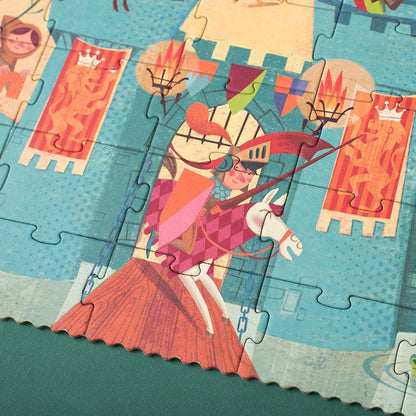 Utazás a lovagok korába Londji 100 darabos kirakó puzzle (LN-PZ373U) - puzzlegarden