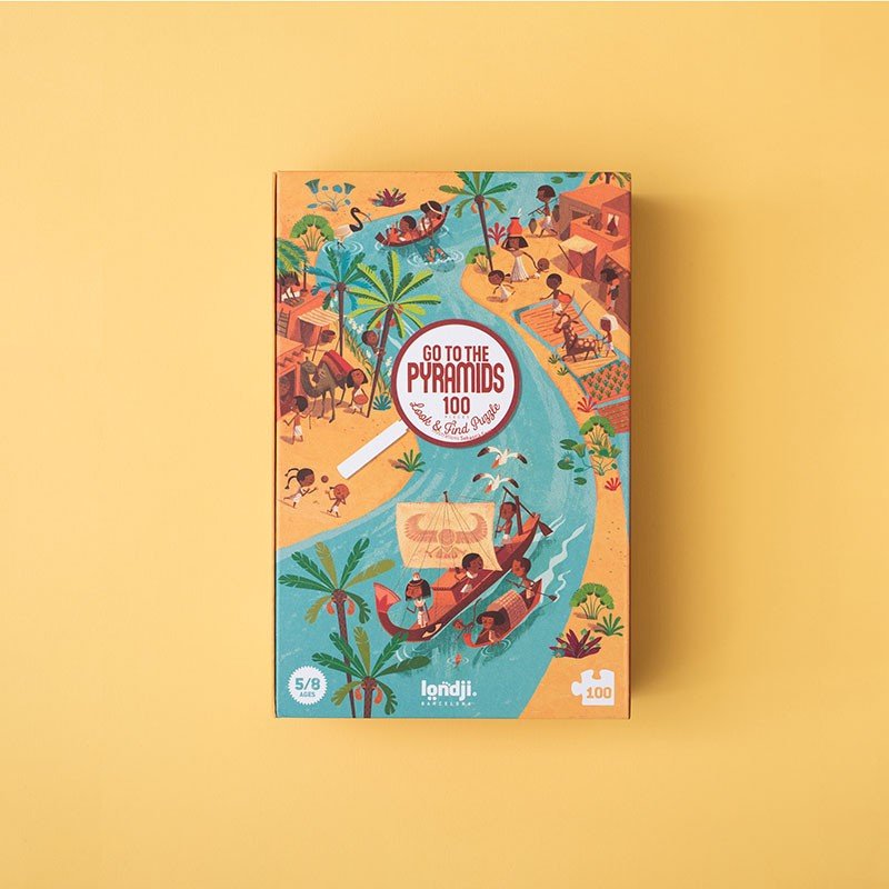 Utazás a piramisokhoz Londji 100 darabos kirakó puzzle (LN-PZ576U) - puzzlegarden