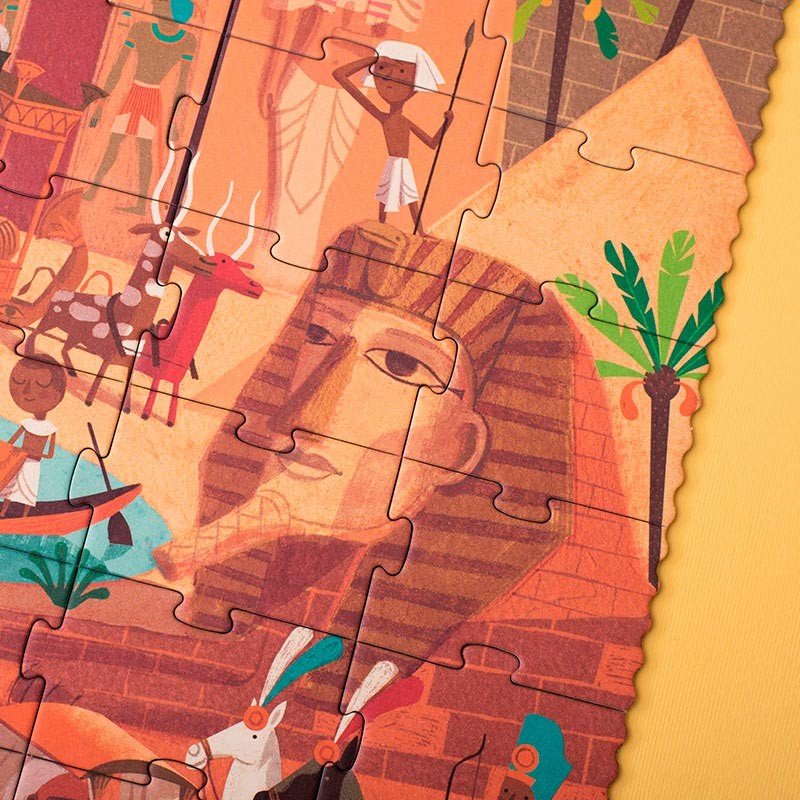 Utazás a piramisokhoz Londji 100 darabos kirakó puzzle (LN-PZ576U) - puzzlegarden