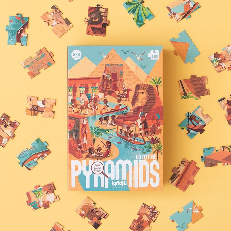 Utazás a piramisokhoz Londji 100 darabos kirakó puzzle (LN-PZ576U) - puzzlegarden