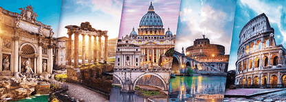 Utazás Olaszországba - panoráma Trefl 500 darabos kirakó puzzle (TR - 29505) - puzzlegarden