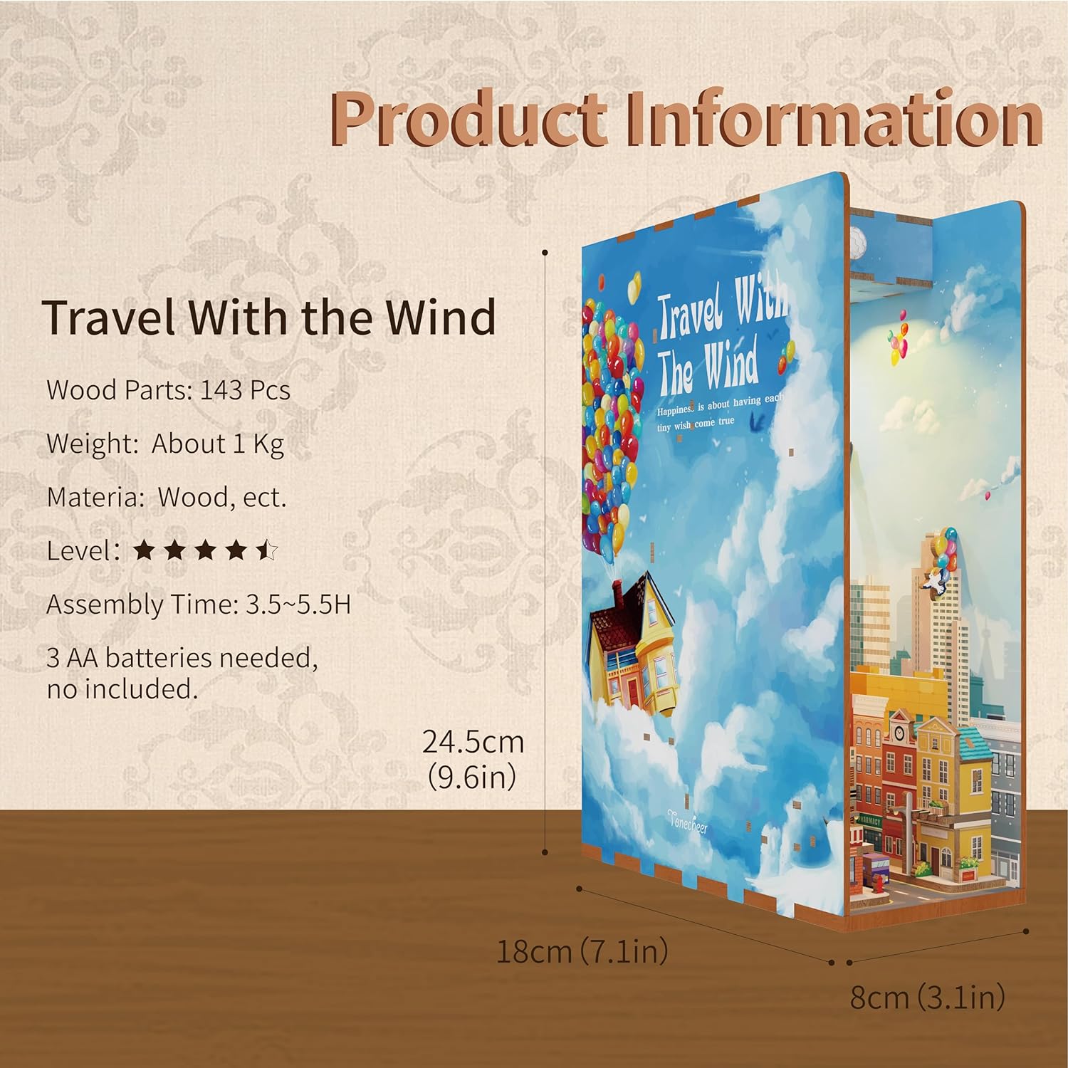 Utazz a Széllel Könyvkuckó Tonecheer 143 darabos kirakó puzzle (TC-TQ126) - puzzlegarden