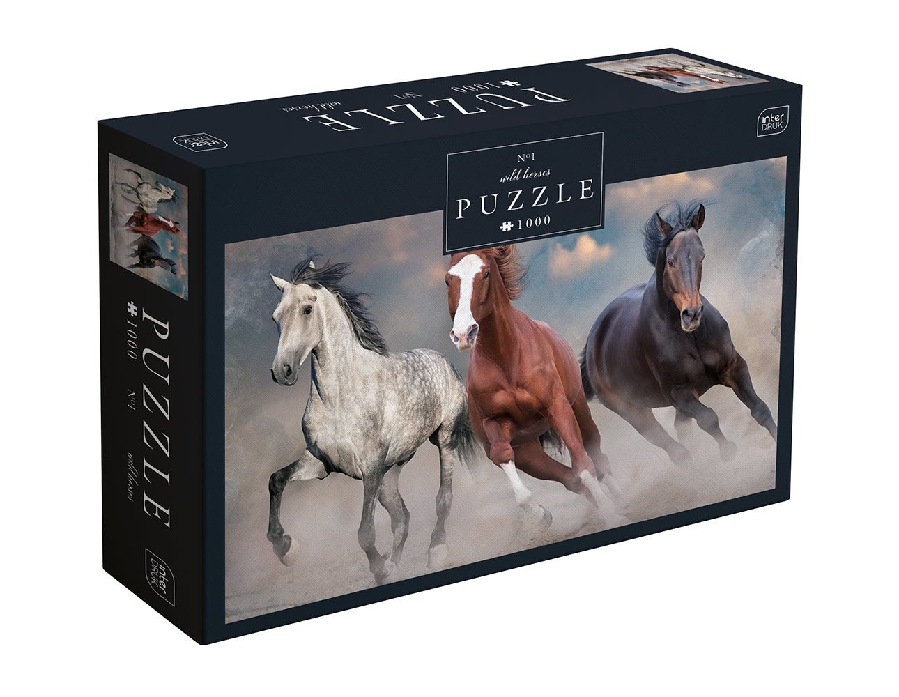 Vad lovak 1 Interdruk 1000 darabos kirakó puzzle (ID-PUZ1000WH1) - puzzlegarden