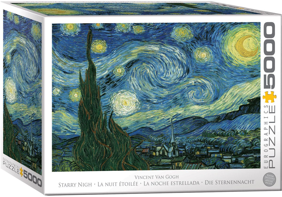Van Gogh - Csillagos éj Eurographics 5000 darabos kirakó puzzle (EUR-8520-1204) - puzzlegarden