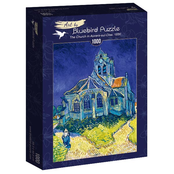 Van Gogh - Templom Auvers-ben Bluebird 1000 darabos kirakó puzzle (BB-60089 3663384600890) - puzzlegarden