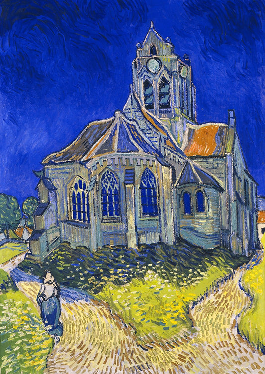 Van Gogh - Templom Auvers - ben Enjoy 1000 darabos kirakó puzzle (EN - 1152) - puzzlegarden