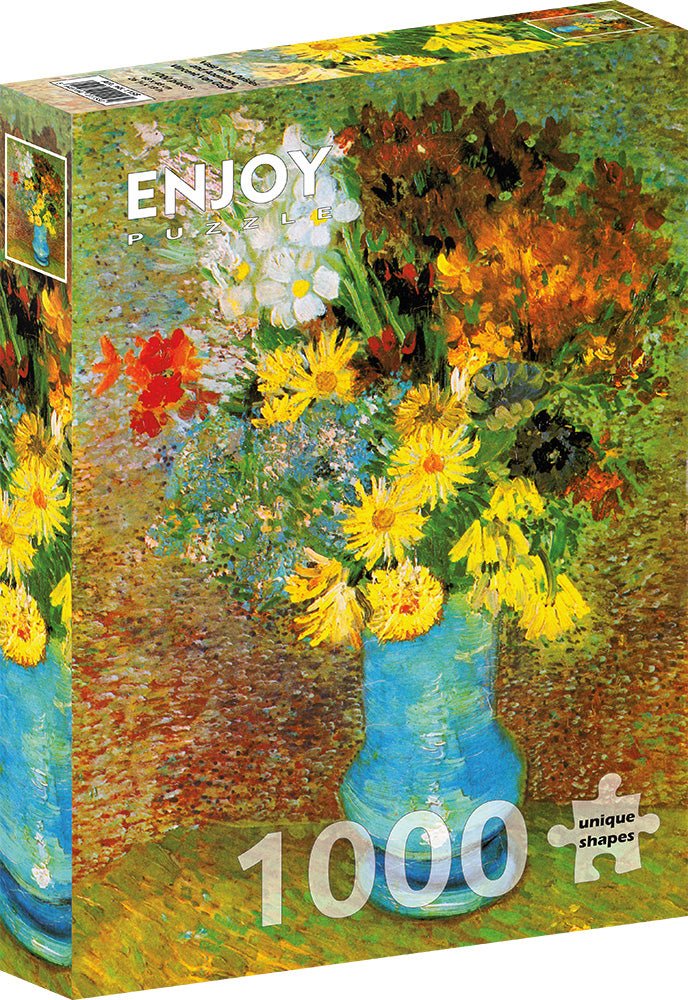 Van Gogh - Váza margarétákkal és szellőrózsákkal Enjoy 1000 darabos kirakó puzzle (EN-1158 5949194011582) - puzzlegarden