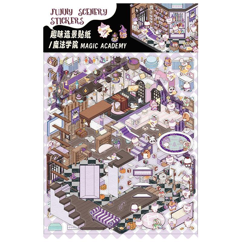 Varázsakadémia - matricajelenet Simno 1 darabos kirakó puzzle (SN-6941776319665) - puzzlegarden