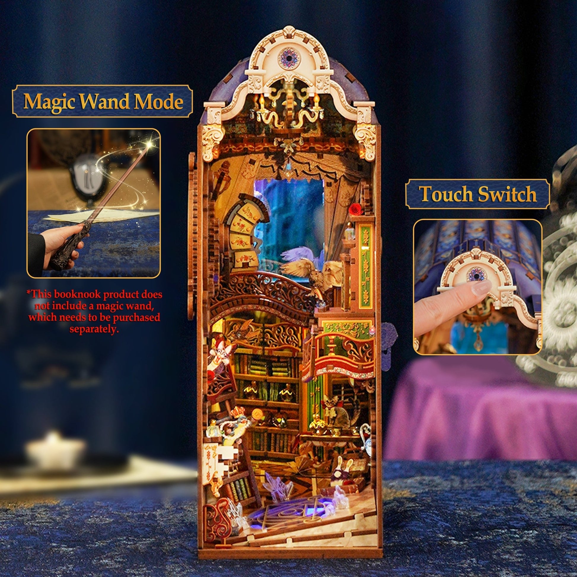 Varázslatos Könyvtár Könyvkuckó Tonecheer 521 darabos kirakó puzzle (TO - TQ134 6971683351342) - puzzlegarden