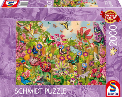 Varázslatos pillangókert Schmidt Spiele 2000 darabos kirakó puzzle (SCH - 59746) - puzzlegarden