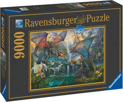 Varázslatos Sárkányerdő Ravensburger 9000 darabos kirakó puzzle (RA-16721 4005556167210) - puzzlegarden