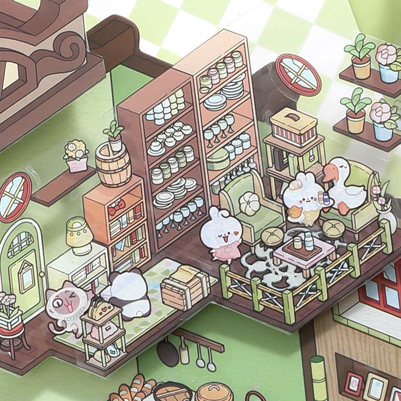 Varázsszekrény - matricajelenet Simno 1 darabos kirakó puzzle (SN-6941776319863) - puzzlegarden